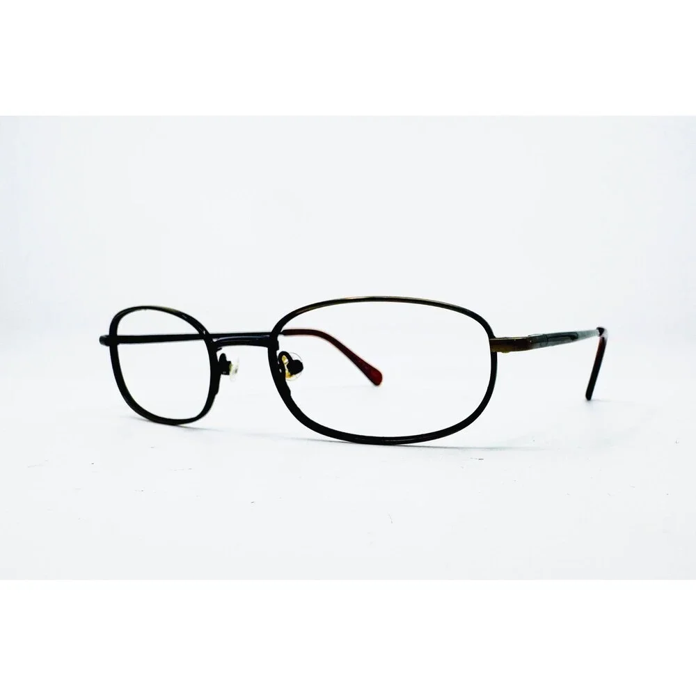 Hilco Eyeglasses Frames Unisex Brown SG-115 Ant. Brn A2Z87-2+ 135
